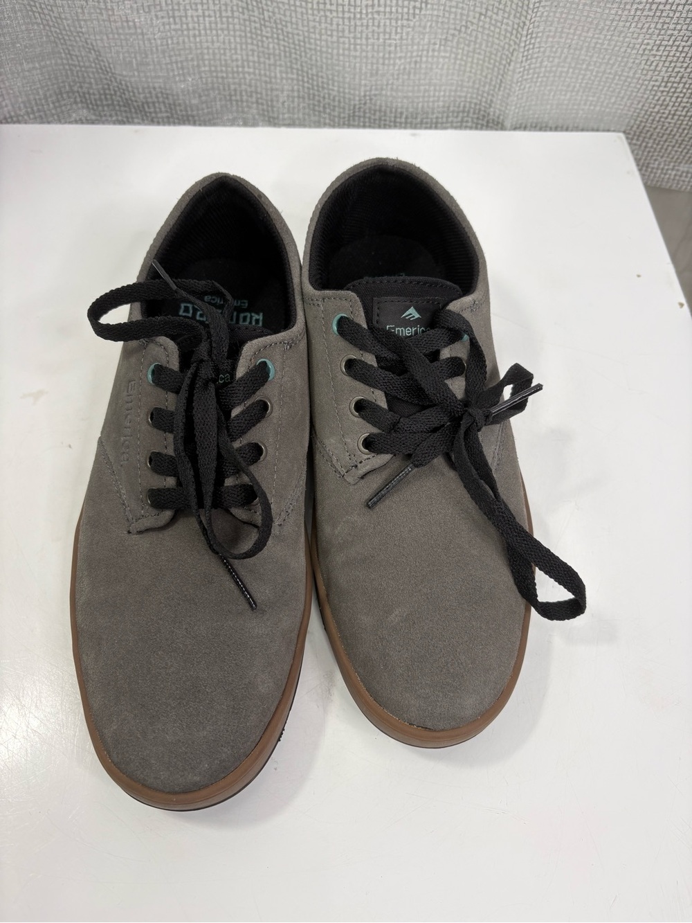 Emerica. Romero Men’s Gray Suede Skate Shoes size 8.5
